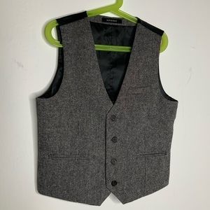 NWOT Kids Grey and Black Vest